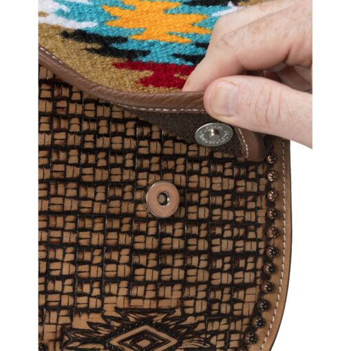Tough1 Leather Horn Bag with Hand Weaving 9 Tough1 Leather Horn Bag with Hand Weaving 3