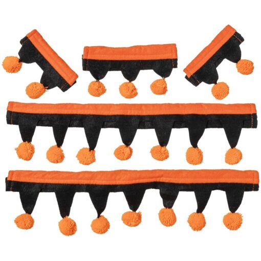 Tough1 Mini Halloween Bridle & Rein Covers - 5 Piece Set