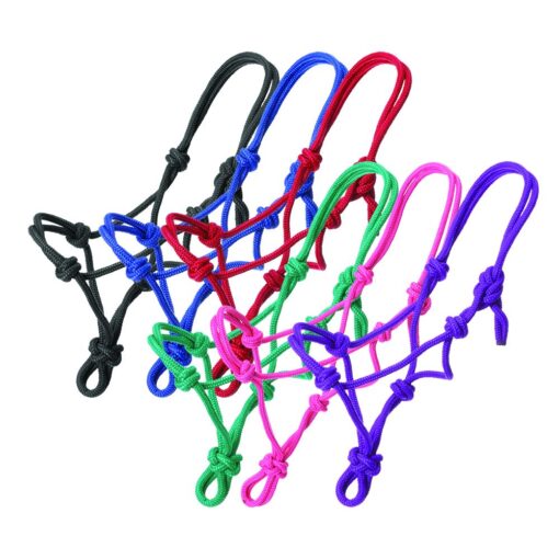 Tough1 Miniature Poly Rope Halter - 6 Pack