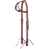 Tough1 Navy Tooled Double Ear Hybrid Headstall 2 Tough1 Navy Tooled Double Ear Hybrid Headstall