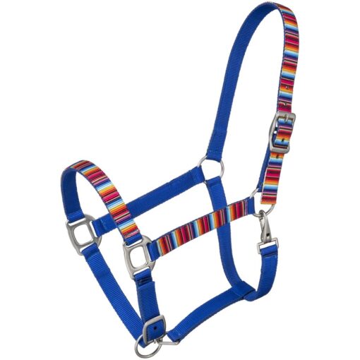 Tough1 Nylon Halter with Serape Overlay