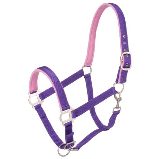 Tough1 Padded Yearling Halter with Satin Hardware