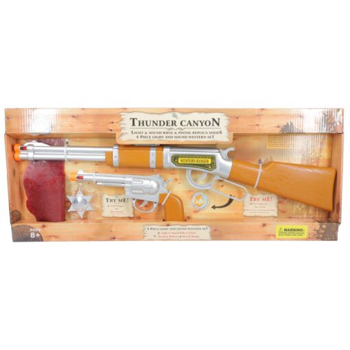 Tough1 Rifle & Pistol Toy Gun Set