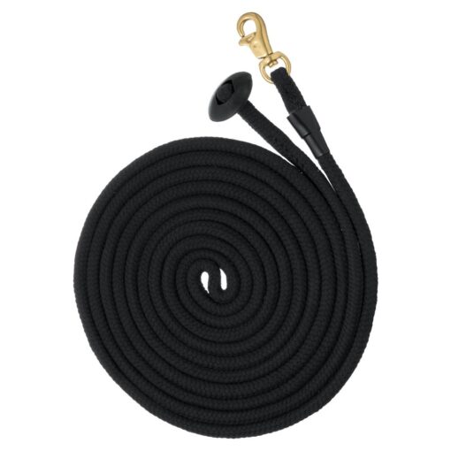 Tough1 Rolled Cotton Lunge Line with Solid Brass Snap