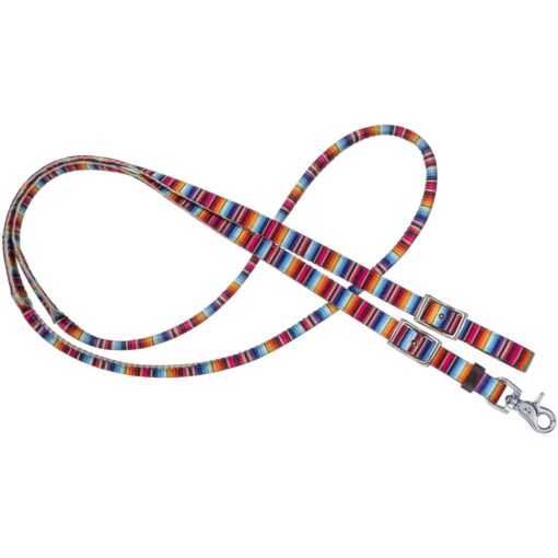 Tough1 Serape Nylon Rolled Reins