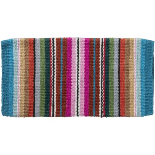 Tough1 Serape Wool Saddle Blanket - 24" x 24"