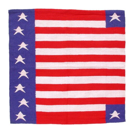 Tough1 Stars and Stripes Acrylic Blend Saddle Blanket