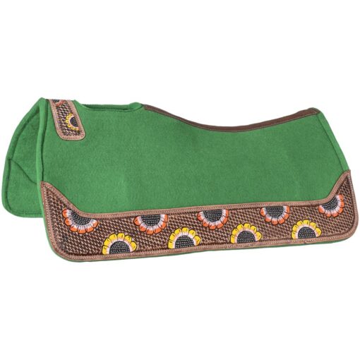 Tough1 Sunflower Contour Felt Saddle Pad