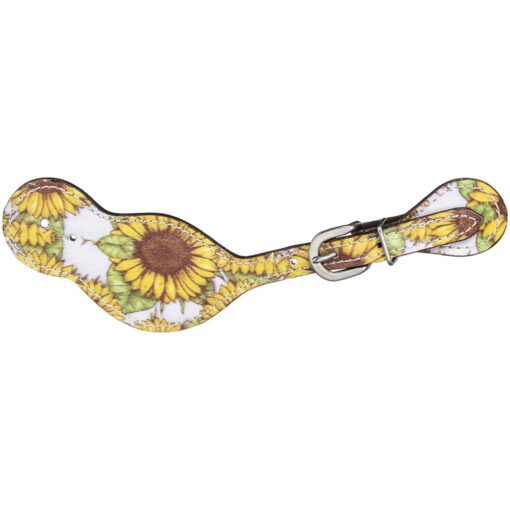 Tough1 Sunflower Print Spur Straps