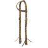 Tough1 Sunflower Tooled Nylon Ear Headstall