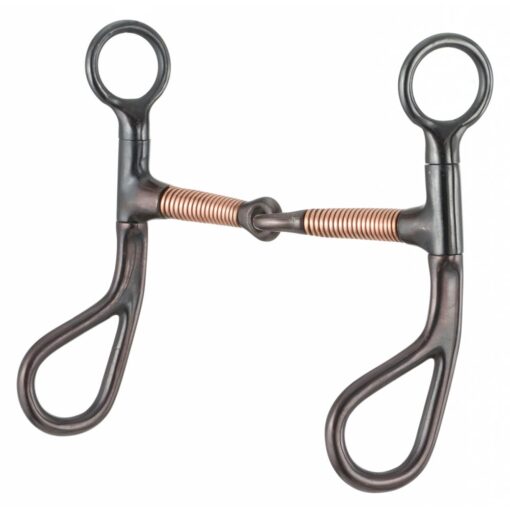 Tough1 Teardrop Copper Wrapped Snaffle