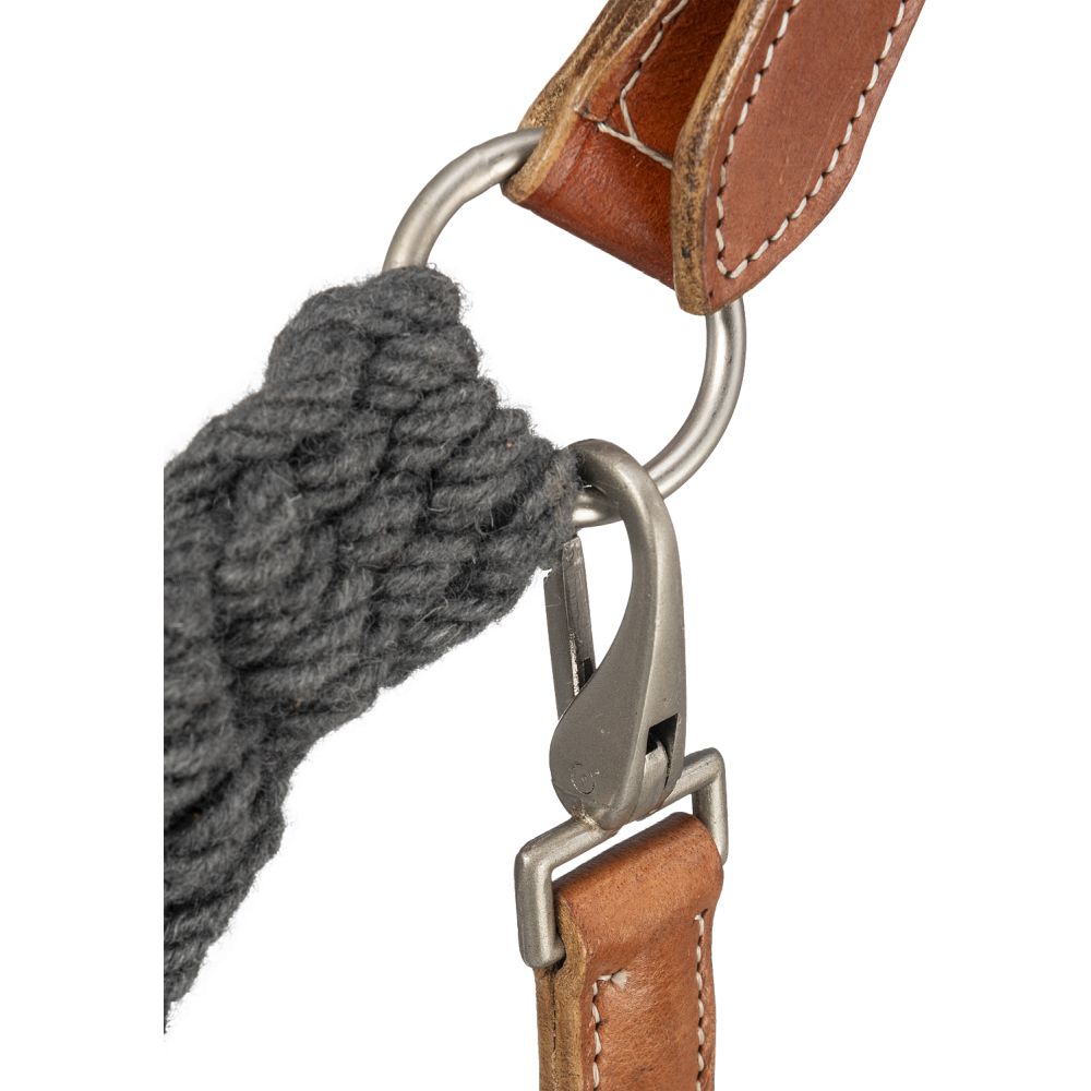 Tough1 Wool String Leather Halter - The Connected Rider San Antonio English  Tack Store