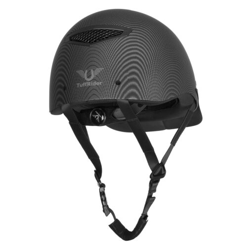 TuffRider Carbon Fiber Shell Helmet| Schooling Protective Head Gear for Equestrian Riders