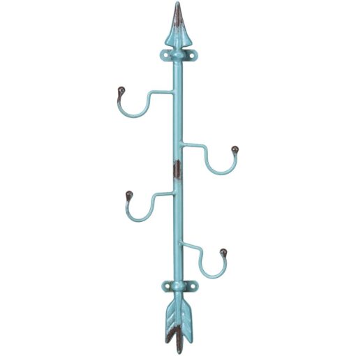 Turquoise Arrow Wall Hooks