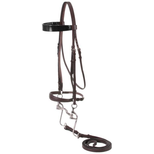 Walking Horse Bridle Brown Leather