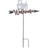 Welcome Tractor Yard Stake