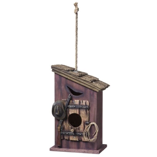 Western Outhouse Birdhouse