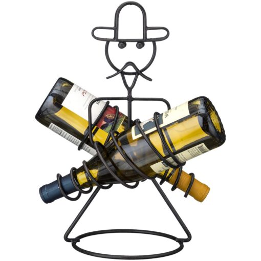 Wire Cowboy Wine Holder 1
