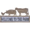 Wooden Farm Welcome Sign 1 Wooden Farm Welcome Sign