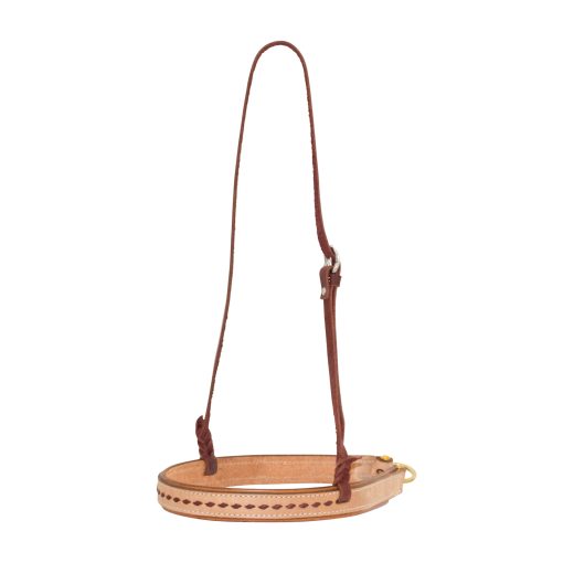 Cowboy Tack 1-1/4” Roughout Latigo Buckstitched Noseband