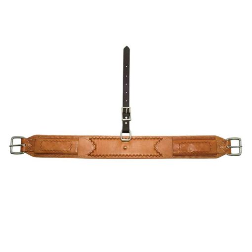 Cowboy Tack 3-1/4” x 33-1/2” Golden Leather Flank Cinch