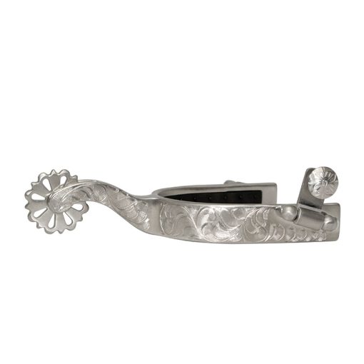 Cowboy Tack Anti-Slip Rubber Comfort - Reining Medium Spurs