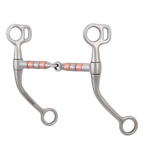 Cowboy Tack Copper Roller Tom Thumb Bit