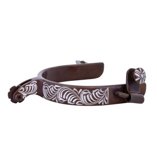Cowboy Tack Engraved Roper Spurs
