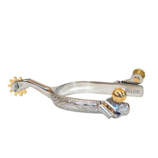 Cowboy Tack Engraved Stock Spurs