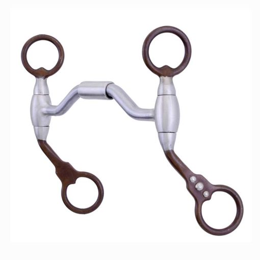 Cowboy Tack FG Antique Low Port Hinged Futurity Pony Bit