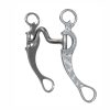 Cowboy Tack FG Light Weight Aluminum Engraved Medium Port Bit
