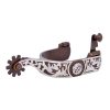 Floral Overlay Spurs 1 Cowboy Tack Floral Overlay Spurs