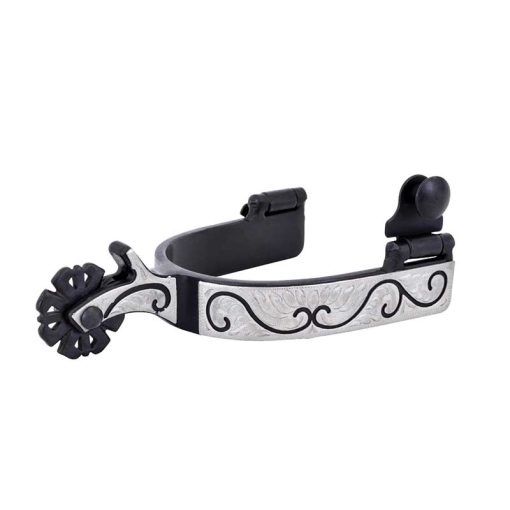 Cowboy Tack Floral Vine Spurs