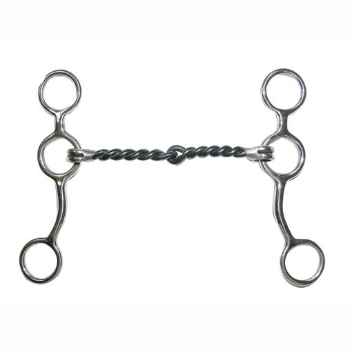 Cowboy Tack Junior Cow Horse Twisted Gag Bit