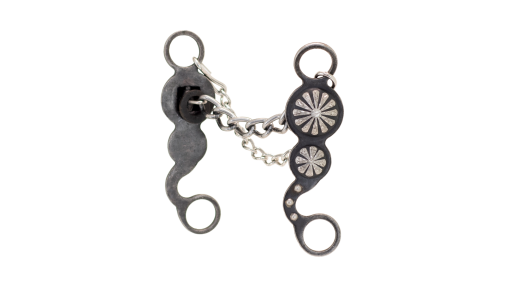 Cowboy Tack Nellie Miller Collection Double Concho Chain Bit