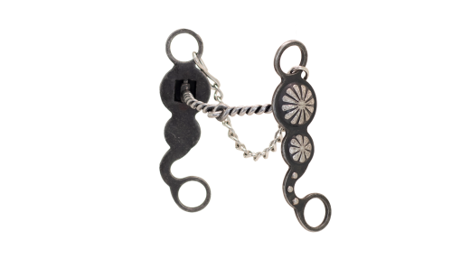 Cowboy Tack Nellie Miller Collection Double Concho Twisted Bit