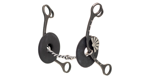Cowboy Tack Nellie Miller Collection Fan Concho Twisted Gag Bit