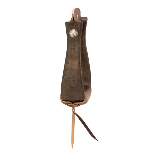 Cowboy Tack Open Range 2-1/4" Wooden Bell Stirrups