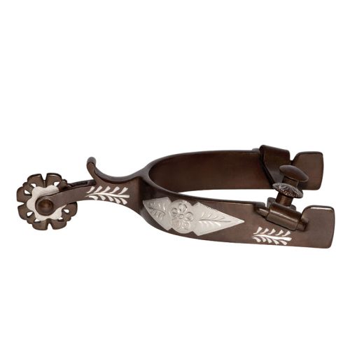 Cowboy Tack Santa Fe Poinsettia Medium Spurs