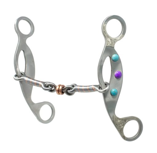 Cowboy Tack Southwest Gemstone Dog Bone Gag