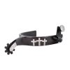 Three Cross Large Spurs 1 Cowboy Tack Three Cross Large Spurs