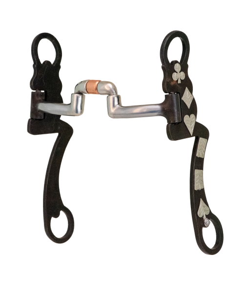 Cowboy Tack Tombstone Gambler Hinged Correctional Bit