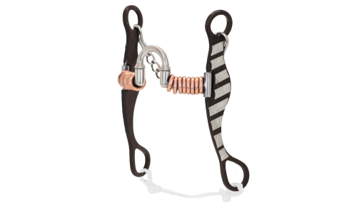 Cowboy Tack Tyler Magnus Collection Fanny Cheek Correctional Copper Bit