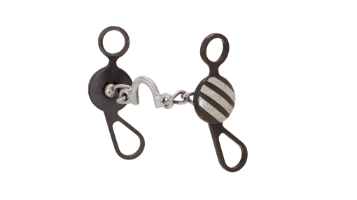 Cowboy Tack Tyler Magnus Collection Short Concho Ported Chain Bit