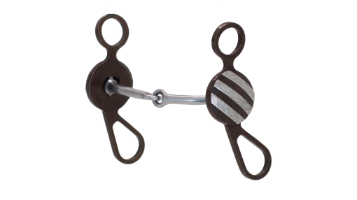 Cowboy Tack Tyler Magnus Collection Short Concho Snaffle Bit