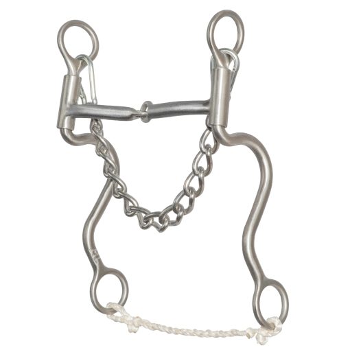 Cowboy Tack Walt Woodard Comfort Thickness 1/2" Shank Snaffle Bit