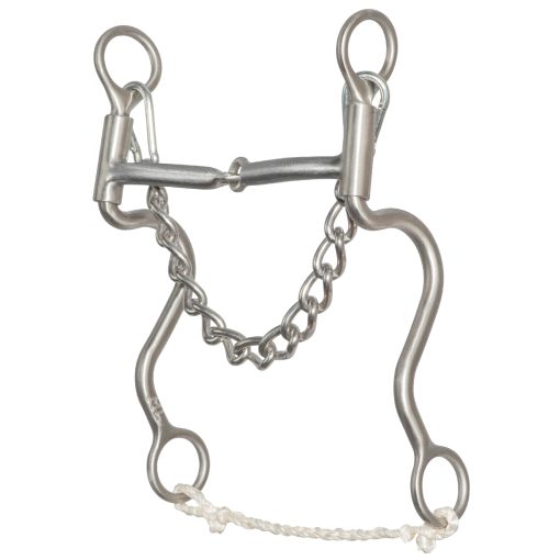 Cowboy Tack Walt Woodard Medium 3/8" Shank Snaffle Bit