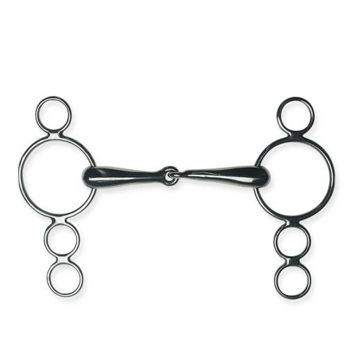 Metalab Gold Single Jointed Continental Gag - 17mm