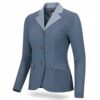 Light blue women's equestrian show coat with buttons