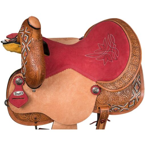 Tough1 Dahlias & Diamonds Barrel Saddle 11 rk445d mp5jk1np75kbu8ro